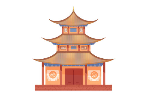 國(guó)潮國(guó)風(fēng)古建筑