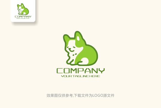 网店网站宠物店小狗logo