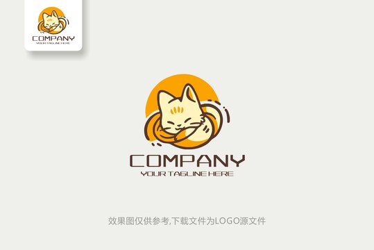 淘宝店铺小猫logo标志