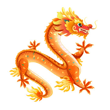 國(guó)潮中國(guó)風(fēng)吉祥龍無(wú)云