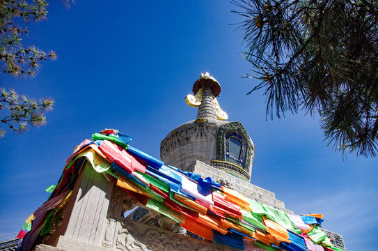 呼和浩特小召延寿寺白塔