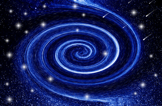 漩渦星空背景