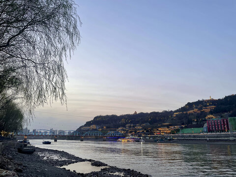 兰州黄河夜景