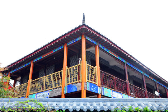 中式建筑木结构建筑