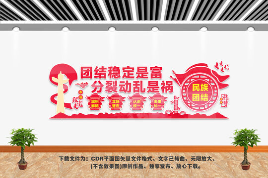民族團(tuán)結(jié)文化墻