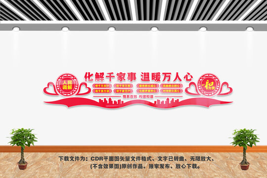 人民調(diào)解文化墻