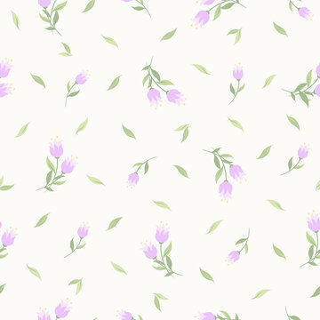 小清晰花卉圖案