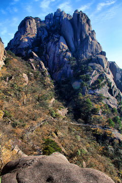 黄山美景巍峨黄山