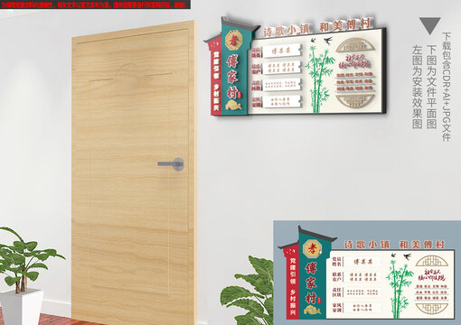 中式黨員戶門牌