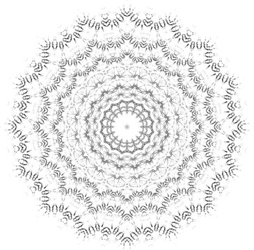 抽象鏤空花紋圖案