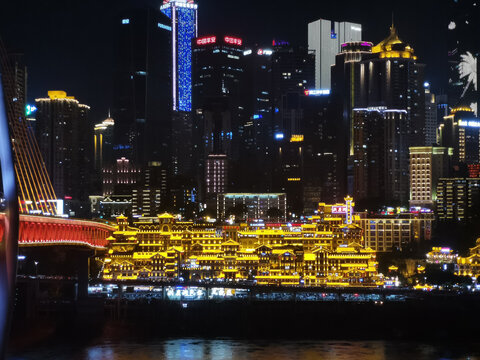 重庆渝中区洪崖洞夜景