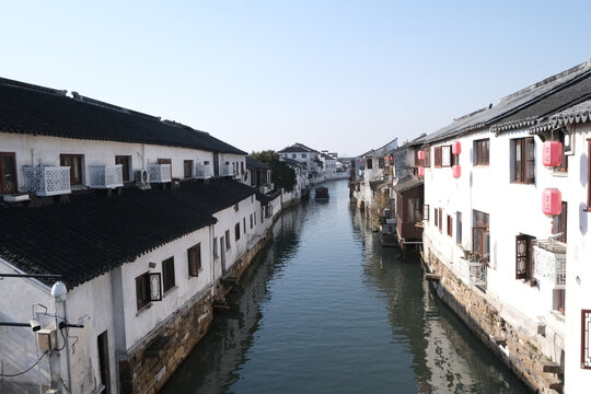 春节江南水乡风景