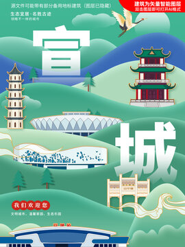 宣城市綠色生態(tài)城市地標建筑