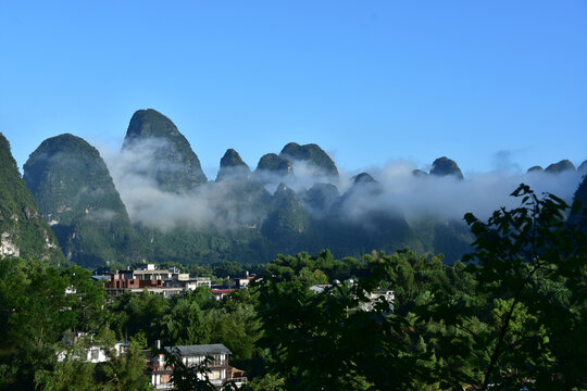 阳朔兴坪古镇