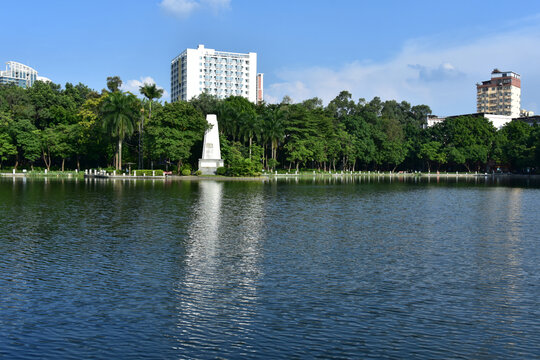 广西大学碧云湖