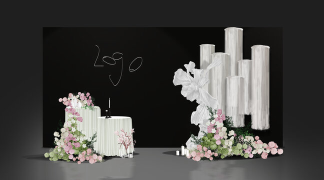 婚禮外場(chǎng)迎賓區(qū)