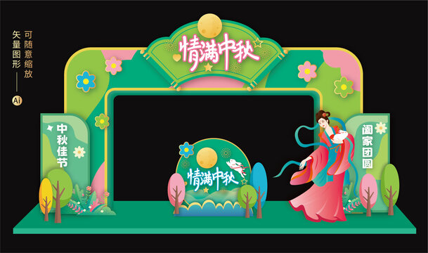 中秋門頭