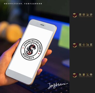 龍圖案logo