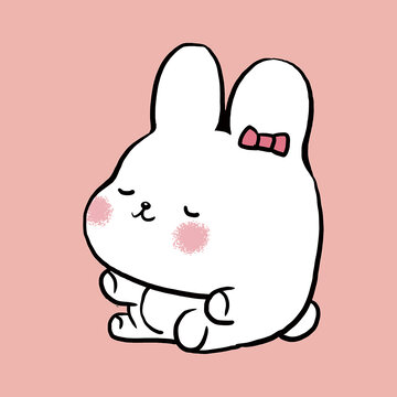 小白兔簡筆畫