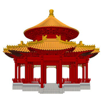 千秋亭立面效果圖