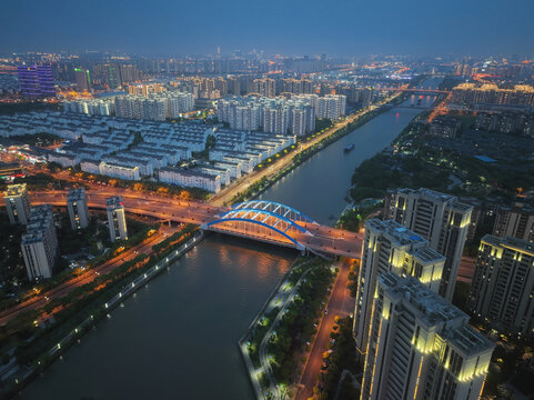 运河夜景