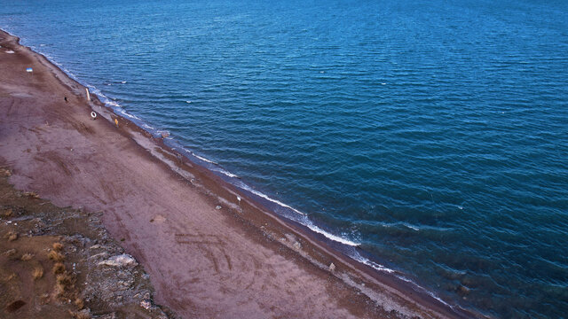 青海湖湖边