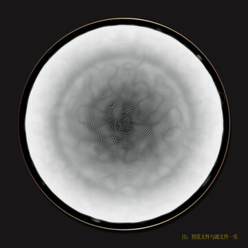 禪意線條餐具花紙?jiān)O(shè)計(jì)