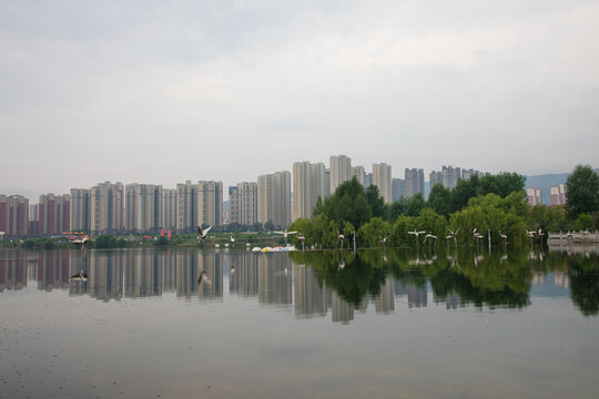 西宁北川河湿地公园