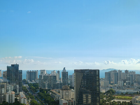 海南三亚都市风光