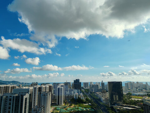 海南三亚都市风光