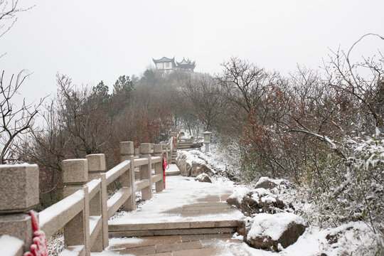 大阳山雪景