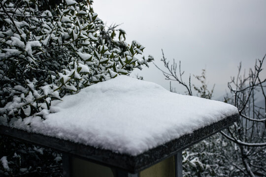 大阳山雪景