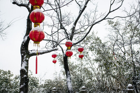 文殊寺雪景