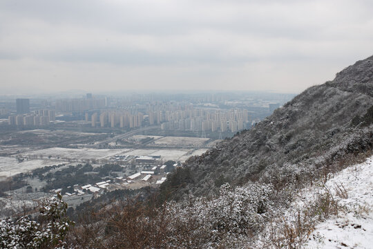 大阳山雪景