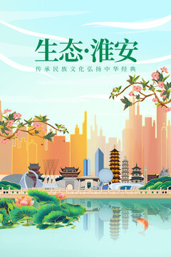 淮安绿色生态城市宣传海报