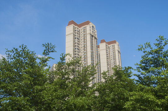 城市高层住宅楼