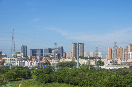 泉州华大街道城市风光