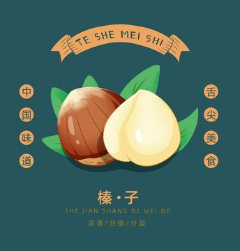 榛子插畫
