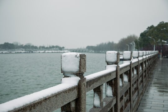 昆承湖雪