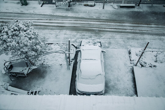 江南雪景