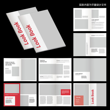 招生畫冊(cè)InDesign模板
