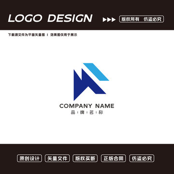 MI字母logo