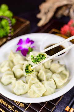 韭菜鸡蛋水饺