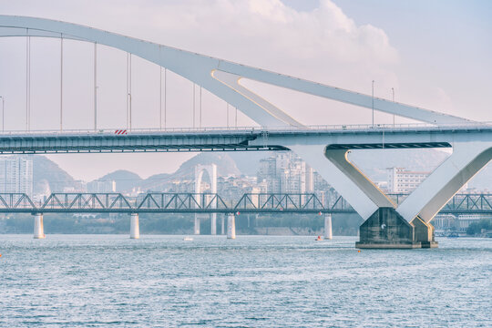 柳州广雅大桥与柳江