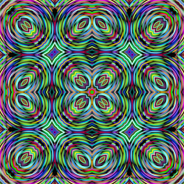 夢(mèng)幻花紋圖案
