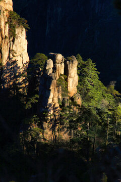 黄山山峦风景