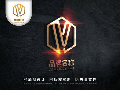 合金字母Vlogo