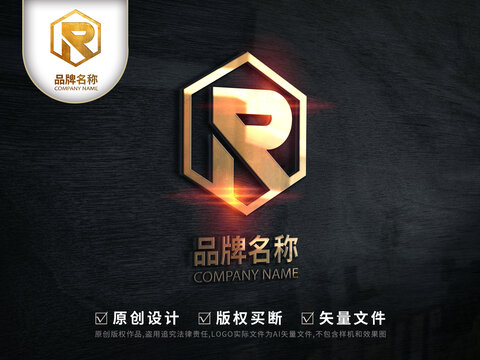 R异形字母LOGO