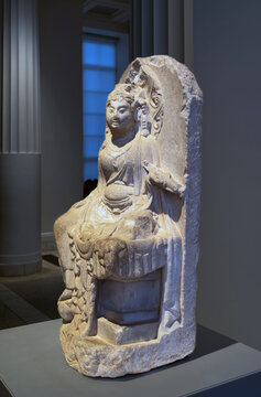 大英博物馆石雕佛像