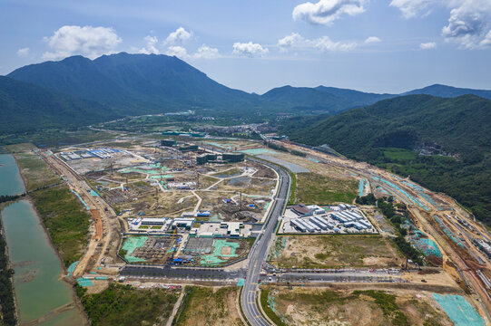 深圳乐高乐园度假区建设工地